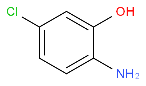 4-Chloro-2-hydroxyaniline_分子结构_CAS_28443-50-7)