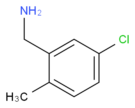 5-Chloro-2-methylbenzylamine_分子结构_CAS_27917-13-1)