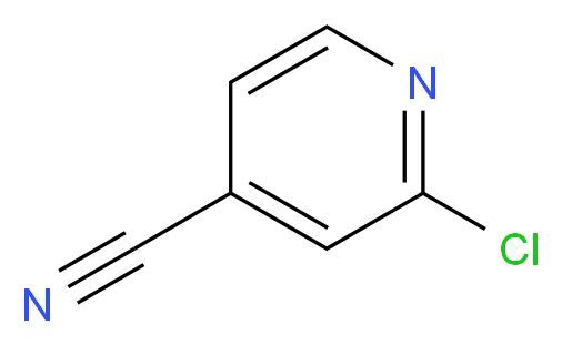 2-chloropyridine-4-carbonitrile_分子结构_CAS_33252-30-1