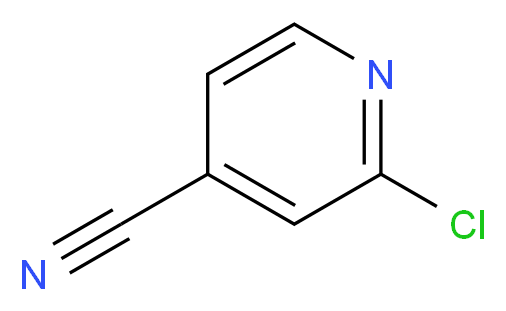 2-氯-4-氰基吡啶_分子结构_CAS_33252-30-1)