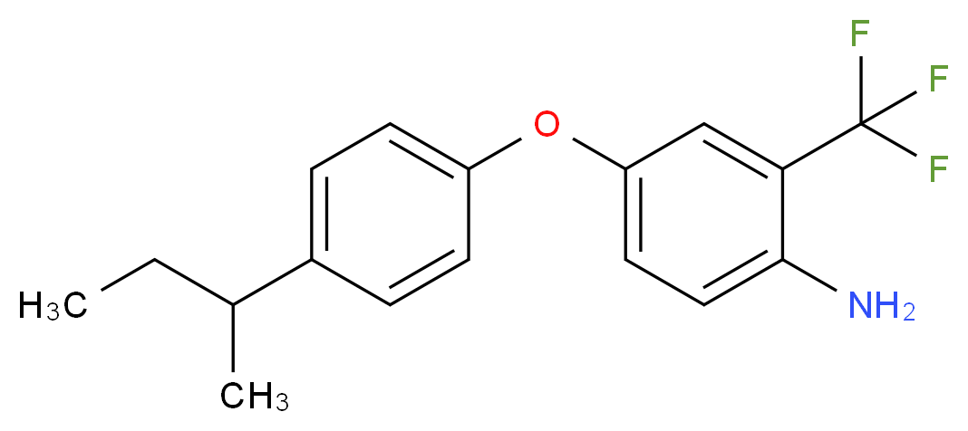 4-[4-(sec-Butyl)phenoxy]-2-(trifluoromethyl)-phenylamine_分子结构_CAS_)
