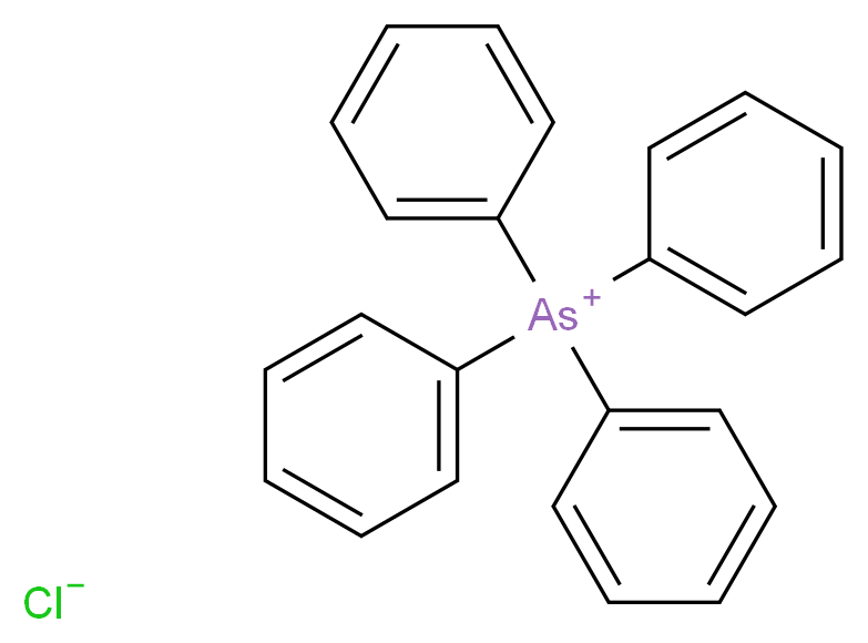 四苯基氯化砷鎓水合物_分子结构_CAS_507-28-8)