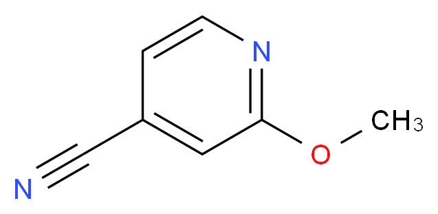 2-methoxypyridine-4-carbonitrile_分子结构_CAS_72716-86-0