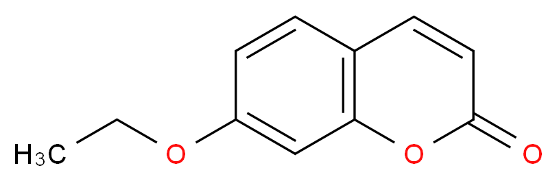 7-ethoxy-2H-chromen-2-one_分子结构_CAS_31005-02-4