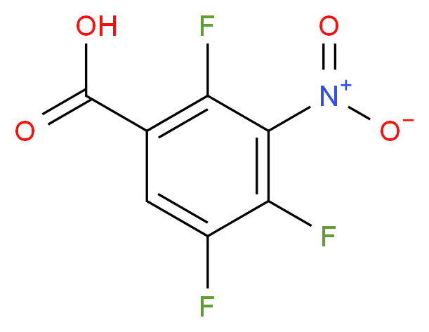 2,4,5-Trifluoro-3-nitrobenzoic acid_分子结构_CAS_115549-15-0)