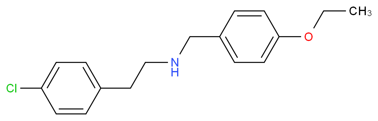 2-(4-chlorophenyl)-N-(4-ethoxybenzyl)ethanamine_分子结构_CAS_423739-52-0)