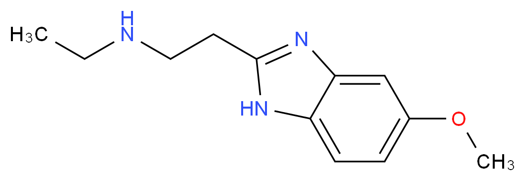 N-ethyl-2-(5-methoxy-1H-benzimidazol-2-yl)ethanamine_分子结构_CAS_)