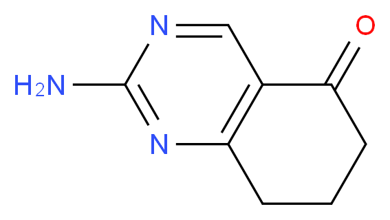 2-amino-7,8-dihydroquinazolin-5(6H)-one_分子结构_CAS_21599-36-0)