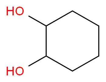 1,2-CYCLOHEXANEDIOL, cis-trans_分子结构_CAS_931-17-9)