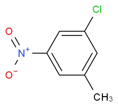 1-chloro-3-methyl-5-nitrobenzene_分子结构_CAS_16582-38-0