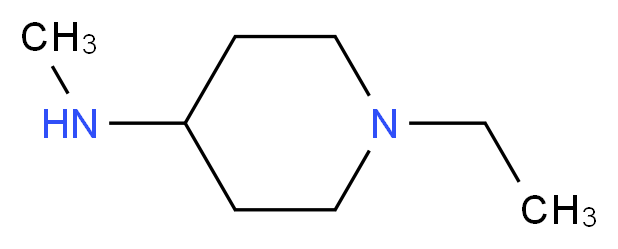 1-ethyl-N-methyl-4-piperidinamine_分子结构_CAS_864247-56-3)