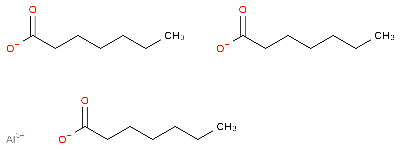 ALUMINUM HEPTANOATE_分子结构_CAS_5488-11-9)