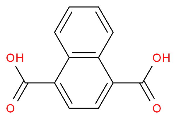 naphthalene-1,4-dicarboxylic acid_分子结构_CAS_605-70-9