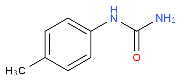 4-Methylphenylurea_分子结构_CAS_622-51-5)