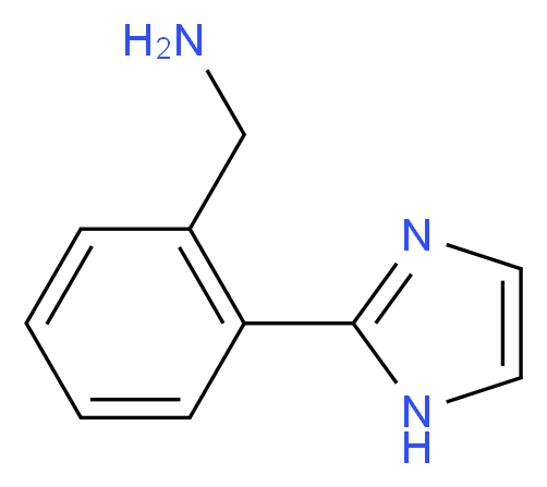 (2-(1H-IMIDAZOL-2-YL)PHENYL)METHANAMINE_分子结构_CAS_449758-16-1)