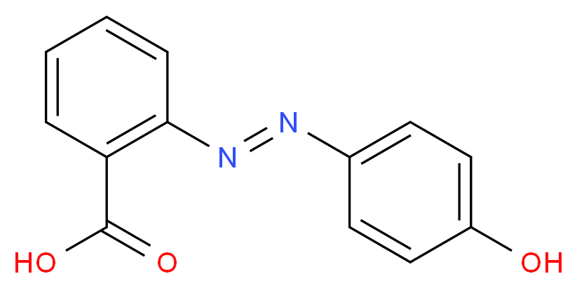 2-(4-羟基苯唑)苯甲酸_分子结构_CAS_1634-82-8)