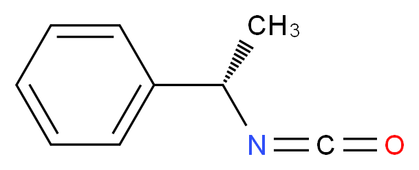 (S)-(-)-1-苯乙基异氰酸酯_分子结构_CAS_14649-03-7)