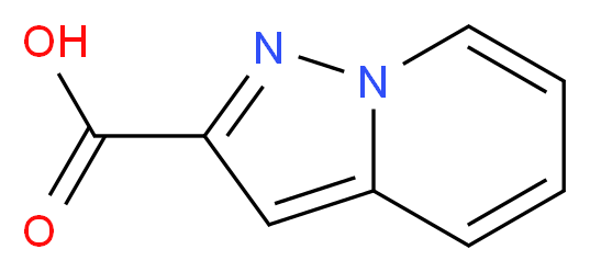pyrazolo[1,5-a]pyridine-2-carboxylic acid_分子结构_CAS_63237-88-7