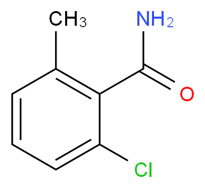 2-chloro-6-methylbenzamide_分子结构_CAS_101080-58-4