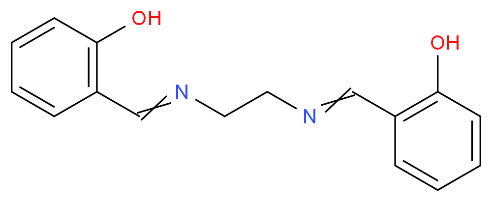 N,N′-双(亚水杨基)乙二胺_分子结构_CAS_94-93-9)