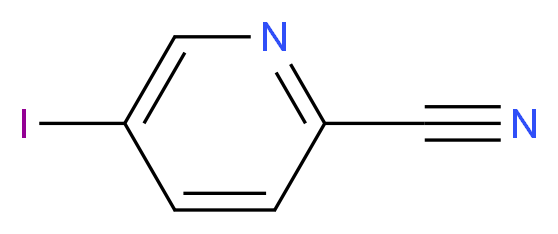 2-Cyano-5-iodopyridine_分子结构_CAS_41960-47-8)