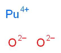 Plutonium(IV) oxide_分子结构_CAS_12059-95-9)