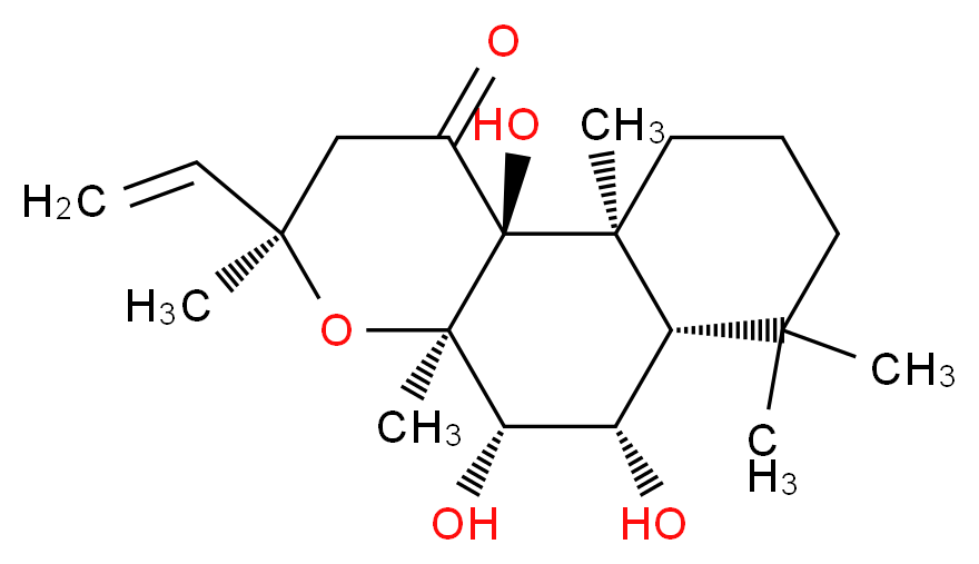 7-脱乙酰基-1-脱氧毛喉素 来源于毛喉鞘蕊花_分子结构_CAS_121606-18-6)