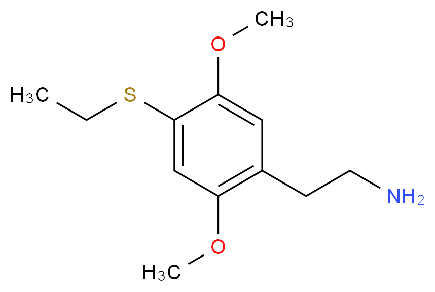 2,5-DIMETHOXY-4-(ETHYLTHIO)PHENETHYLAMINE_分子结构_CAS_207740-24-7)