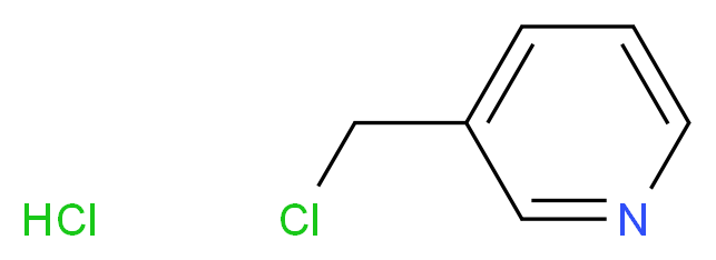 3-(chloromethyl)pyridine hydrochloride_分子结构_CAS_6959-48-4