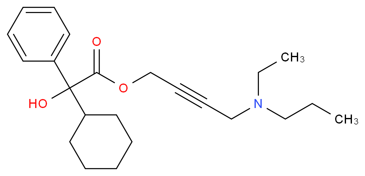 N-Desethyl-N-propyl Oxybutynin_分子结构_CAS_1215677-72-7)