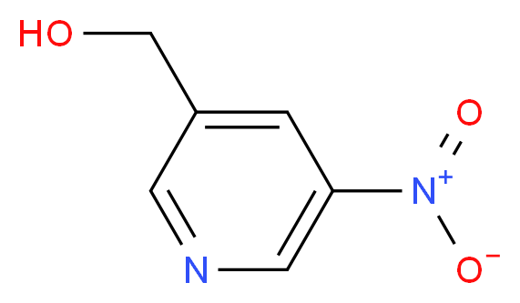 (5-nitropyridin-3-yl)methanol_分子结构_CAS_131747-58-5