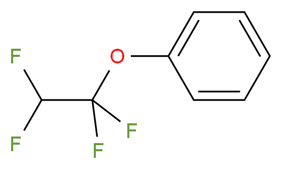 1,1,2,2-四氟乙基苯基醚_分子结构_CAS_350-57-2)