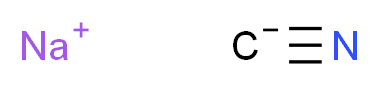 Sodium cyanide_分子结构_CAS_143-33-9)