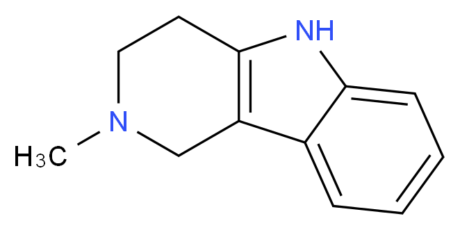 2-Methyl-2,3,4,5-tetrahydro-1H-pyrido[4,3-b]indole_分子结构_CAS_5094-12-2)