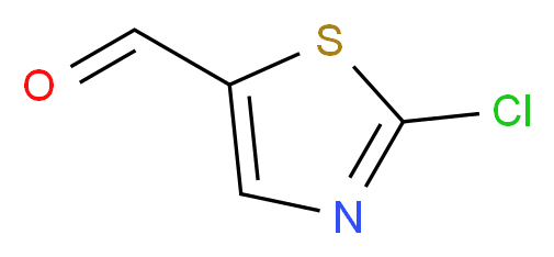 2-Chlorothiazole-5-carboxaldehyde_分子结构_CAS_95453-58-0)