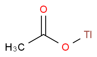 醋酸铊(I)_分子结构_CAS_563-68-8)