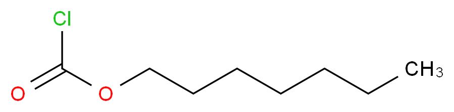 Heptyl carbonochloridate_分子结构_CAS_33758-34-8)