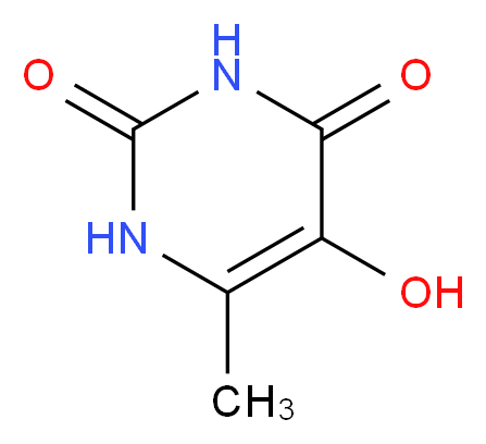 5-hydroxy-6-methylpyrimidine-2,4(1H,3H)-dione_分子结构_CAS_7417-28-9)