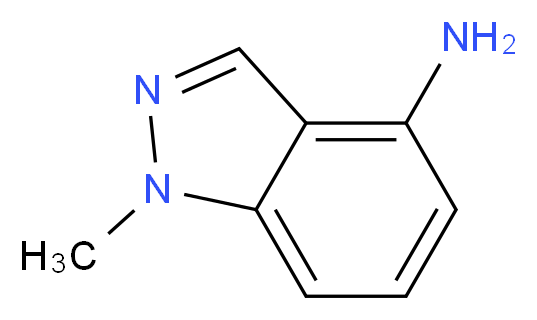 4-Amino-1-methyl-1H-indazole_分子结构_CAS_77894-69-0)