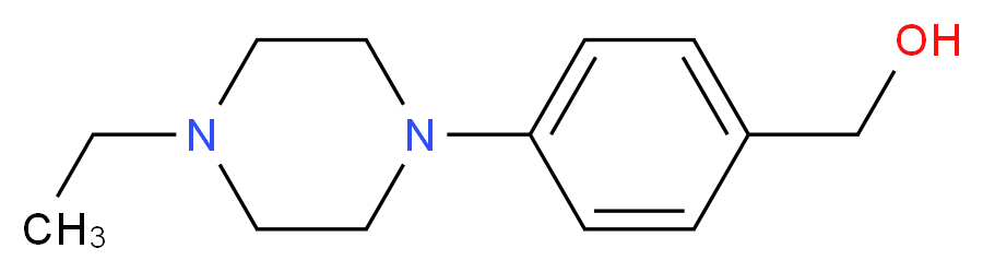 [4-(4-ethylpiperazin-1-yl)phenyl]methanol_分子结构_CAS_402745-30-6