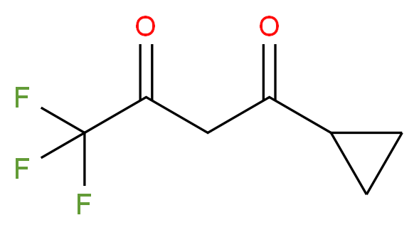 1-Cyclopropyl-4,4,4-trifluoro-1,3-butanedione_分子结构_CAS_30923-69-4)