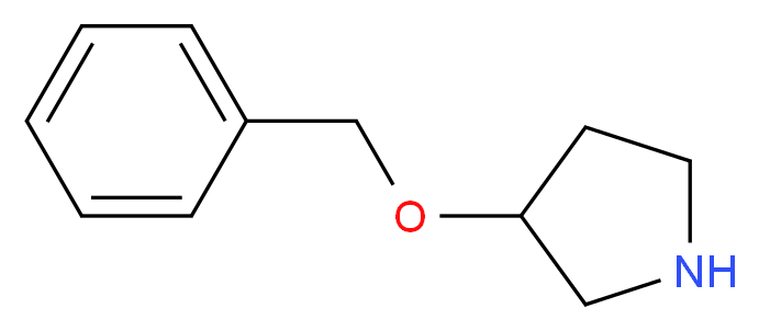 3-(benzyloxy)pyrrolidine_分子结构_CAS_420137-14-0