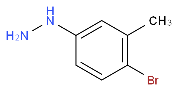 (4-BROMO-3-METHYL-PHENYL)-HYDRAZINE_分子结构_CAS_112626-91-2)