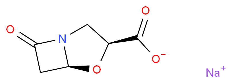 rac Clavam-2-carboxylic Acid Sodium Salt_分子结构_CAS_117957-44-5)