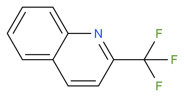 2-(trifluoromethyl)quinoline_分子结构_CAS_347-42-2