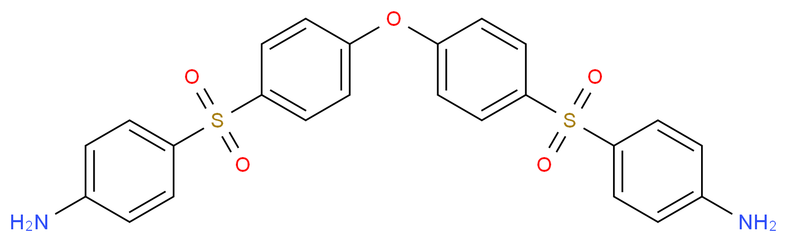 4,4'-Bis(4''-aminobenzenesulfonyl) Diphenyl Ether Dihydrochloride_分子结构_CAS_)
