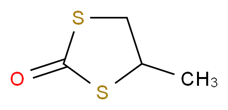 4-methyl-1,3-dithiolan-2-one_分子结构_CAS_21548-49-2