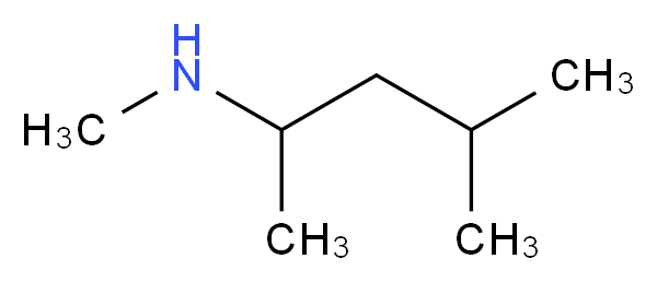 methyl(4-methylpentan-2-yl)amine_分子结构_CAS_3329-35-9