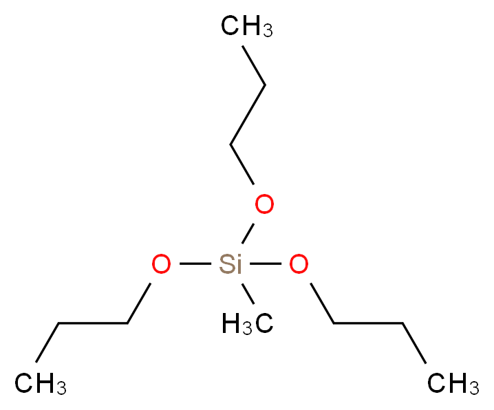 methyltripropoxysilane_分子结构_CAS_5581-66-8