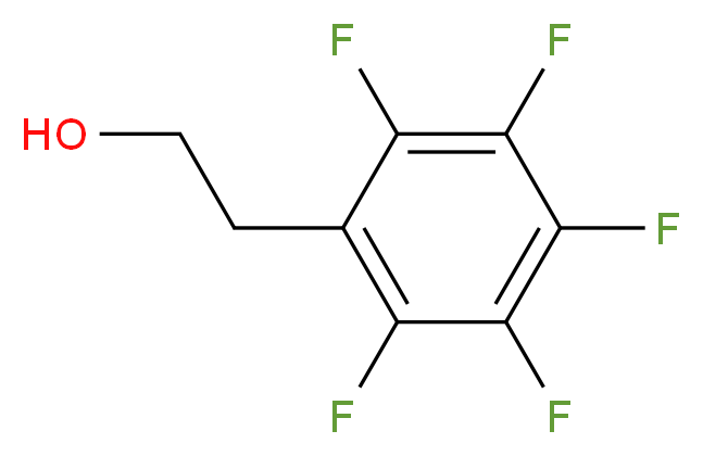 2-(Pentafluorophenyl)ethanol_分子结构_CAS_653-31-6)